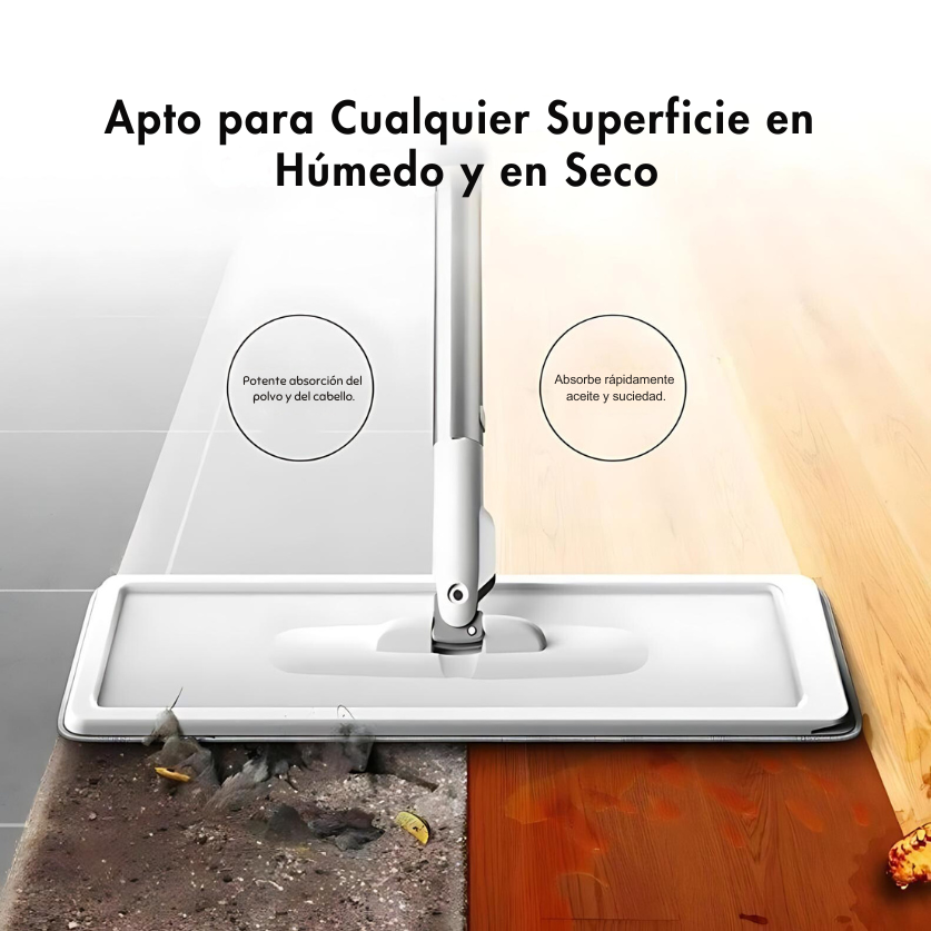 Mopa Fregona con Cubo Inteligente 7L + 5 Recambios Gratis