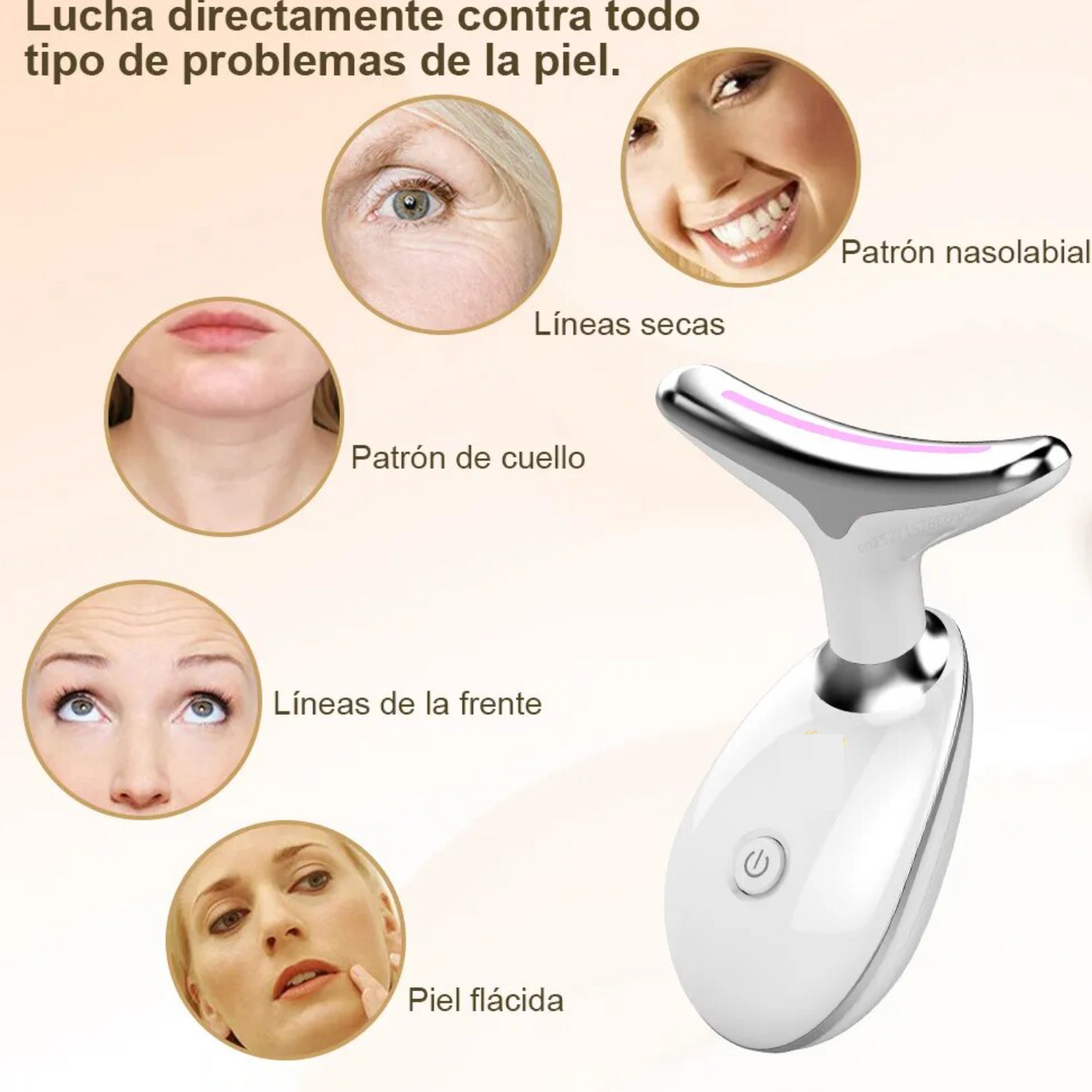 Masajeador Facial Antiedad Skintec