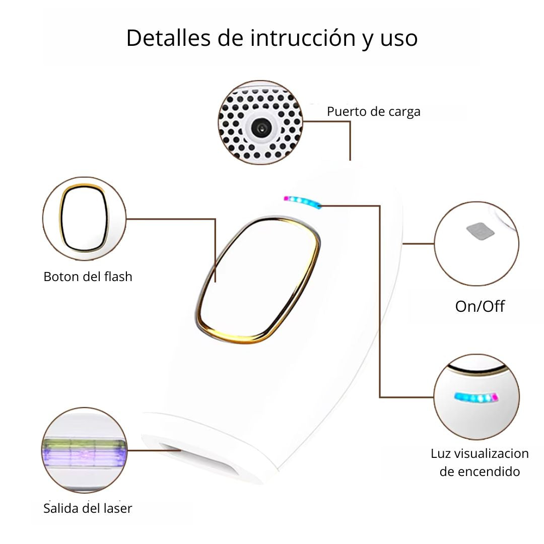 Depiladora Láser IPL Profesional