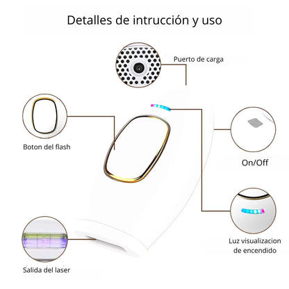 Depiladora Láser IPL Profesional